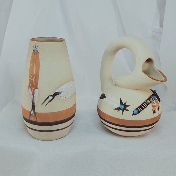 Betty Selby Native American Southwestern Handcrafted Pottery Vase Pitcher - Picture 15 of 15